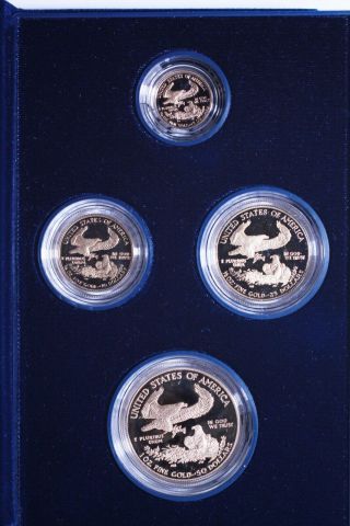 1994 American Gold Eagle Proof Four Coin Set 8