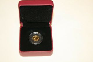 2013 Canada 1/25 Oz Gold Proof Bald Eagle Coin In Rcm Case::pristine