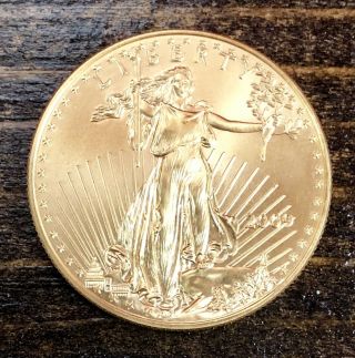 American Eagle Gold Coin - 1 Oz.  - $50 - Bu - " Walking Liberty " 2009