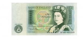 Bank Of England,  1 Pound 1982 84,  Unc