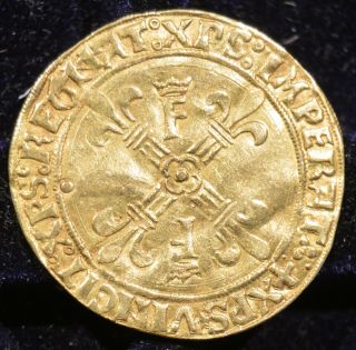 France 1515 - 1547 Francois I Gold Ecu D ' or 3