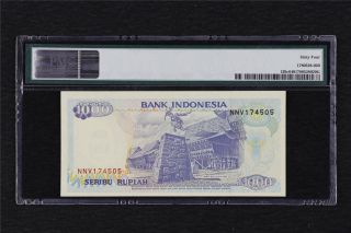 1992/1994 Indonesia Bank Indonesia 1000 Rupiah Pick 129c PMG 64 Choice UNC 2