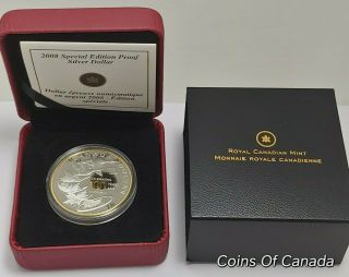 2008 Canada Silver,  Gold Dollar Rcm 1906 - 2008 100 Years Centennial Coinsofcanada