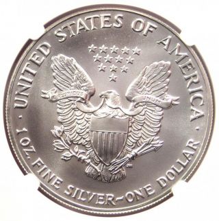 1992 American Silver Eagle Dollar $1 ASE - NGC MS70 - Top Grade - $3,  750 Value 4