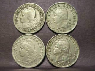 Argentina,  5 Centavos 1905,  11,  15,  16