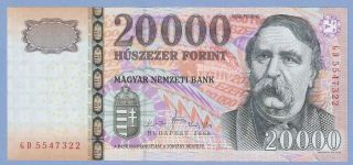 Hungary,  20000 Forint,  2008,  Unc,  P 201a
