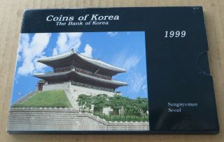 South Korea 1999 Brilliant Unc Coin Set.  Ep - 8181