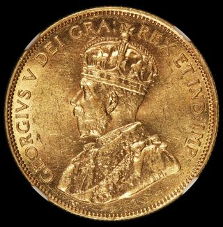 1913 Canada $10 Ten Dollars Gold Coin - Ngc Au 58 - Km 27