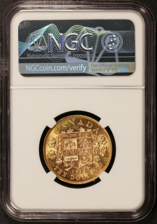 1913 Canada $10 Ten Dollars Gold Coin - NGC AU 58 - KM 27 4