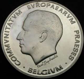 Belgium 5 Ecu 1993 Proof - Silver - Presidency Of The E.  C.  - 100 ¤