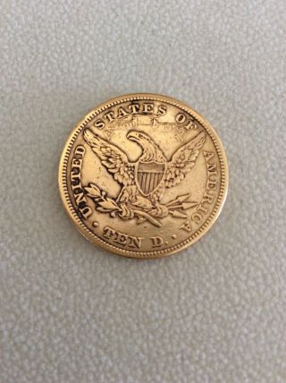 1880 $10.  00 Gold Liberty Head Eagle 2