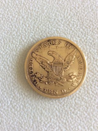 1880 $10.  00 Gold Liberty Head Eagle 7