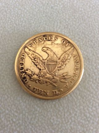 1880 $10.  00 Gold Liberty Head Eagle 8