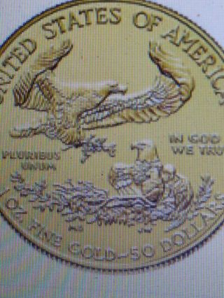 $50 American Gold Eagle 1 Oz (random Year) (for Date)