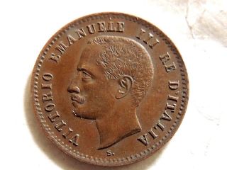 1903 - R Italian Two (2) Centesimi Coin