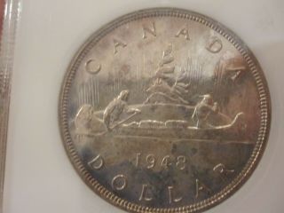 1948 Canada Silver Dollar - Uncirculated 8