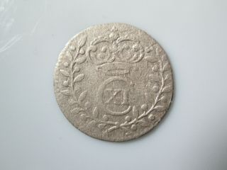 Sweden Medieval Silver Coin,  Karl Xi 1 öre 1674 Stockholm