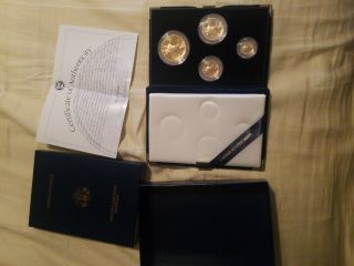 2001 American Gold Eagle Proof Four - Coin Set Perfect 1.  85 Troy Oz Total