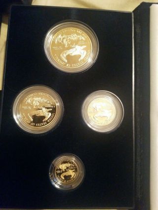 2001 American Gold Eagle Proof Four - Coin Set perfect 1.  85 troy oz total 3