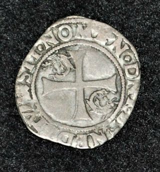 Silver Denier Francis I King Of France 1515 - 1547