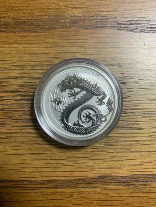 2019 1 Oz.  9995 Fine Platinum Chinese Dragon Australian Perth Bullion Coin