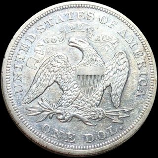 1869 Seated Liberty Dollar NEARLY UNCIRCULATED High End Silver Philly ms bu Coin 2