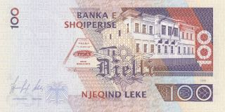 100 LEKE UNC BANKNOTE FROM ALBANIA 1996 PICK - 62 2