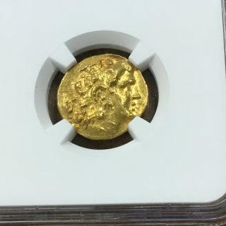 Pontiac Kingdom Gold AV Stater CALLATIS Mithradates VI 120 - 63 BC.  NGC AU 8