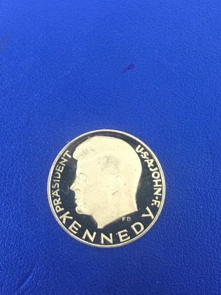 1963 German John F.  Kennedy Gold Coin " Wir Alle Haben Ihn Verloren