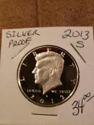 2013 S Silver Proof Half Dollar
