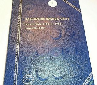 1920 - 2008 Canada Small Cents - Complete Set In Two Whitman Folders - 94 Coins
