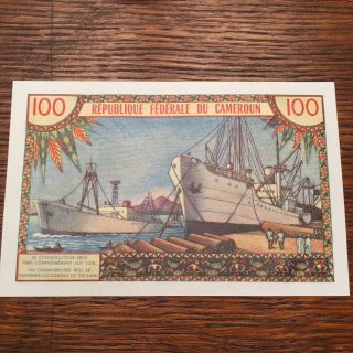 Exceptionnel Cameroun pick 10 - 100 francs 1962 Unc 2