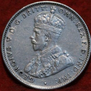 1936 Australia 1 Shilling Silver Foreign Coin