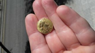 aureus j.  caesar 7,  6grms,  gold roman coin 2