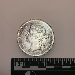 British Honduras 1895 50 Cents Silver Coin