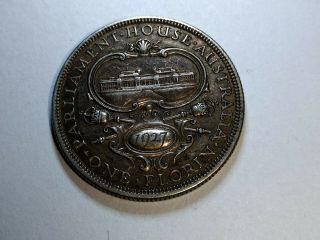 Australian 1927 Florin/two Shillings Silver Coin,  Australia,  George V,
