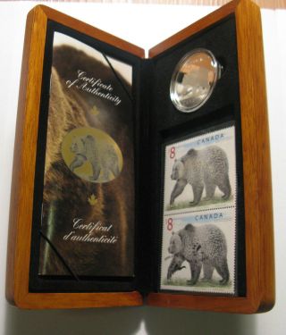 Canada 2005 Limited Edition Stamp & Coin Set The Great Grizzly.