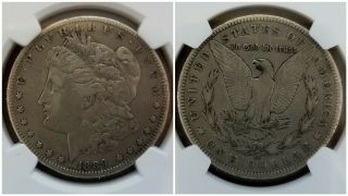 1889 Cc Morgan Silver Dollar Vf Details Reverse Scratch