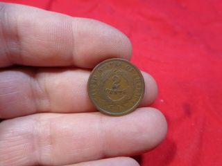 1864 2c Two Cent Piece Old Type Coin 4