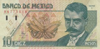 Mexico: $10 Pesos Emiliano Zapata May 10,  1996 El Banco De Mexico.