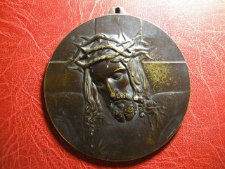 Christian Jesus Christ On The Cross Large Plaque By Miault