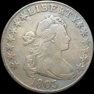 1803 Draped Bust Half Dollar Nicely Circulated Philadelphia High End Silver Nr