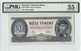 Hungary 1975 P - 169f Pmg About Unc 55 Epq 20 Forint