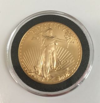1999 American Eagle 1 Oz Gold Coin 1 Oz.  Fine Gold $50 Bullion Proof Uncirclated