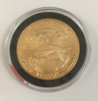 1999 American Eagle 1 oz Gold Coin 1 oz.  fine gold $50 bullion proof uncirclated 2
