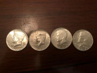 20 Rolls Total/400 Coins/18 Rolls 1964/2 Rolls Pre 1964/SILVER HALF DOLLARS 2