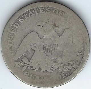 CANADA Ontario Toronto J.  W.  Millar on 1862 Quarter Countermark Inv 51 2