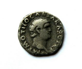 Roman Silver Denarius Coin Otho 69 Ad