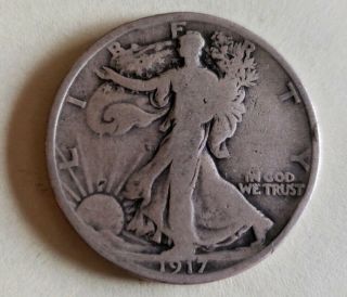 1917 - P Walking Liberty Half Dollar