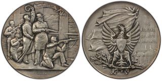 Switz.  Neuchatel Ctn.  1898 Ar Shooting Medal.  Pcgs Sp,  Unc Detail R - 970c